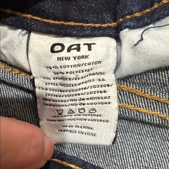 Wide-Leg Dark Blue Jeans - Picture 8 of 8